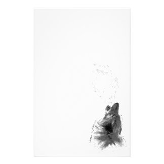 Wolf Stationery | Zazzle