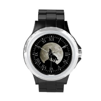 Wolf Howling Wristwatches