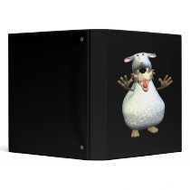 Wolf In Sheeps Clothing 3 Ring Binder