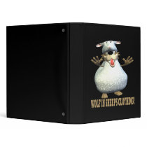 Wolf In Sheeps Clothing Binders