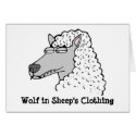 Wolf in Sheep's Clothing cards