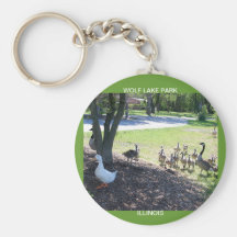 WOLF LAKE PARK, ILLINOS KEYCHAINS