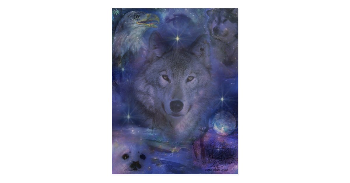 wolf-leader-of-the-pack-postcard-zazzle