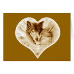 Wolf Love Greeting Card