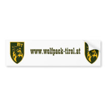 wolf luggage Tyrol air often team patch more stick Bumper Sticker