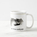 Wolf Mom and pups Mug