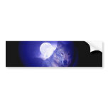 Wolf & Moon Bumper Stickers