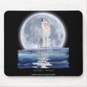 WOLF & MOON mousepads by RavenSpiritPrints WOLF & MOON mousepads