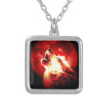 Wolf, Moon & Red Sky Jewelry