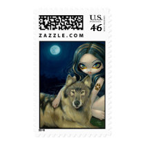 "Wolf Moon" Stamp