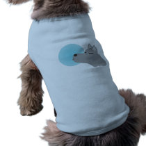 Wolf Moon T-Shirt pet clothing