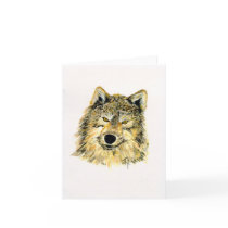 Wolf Note/Greeting Card