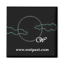 Wolf of the Past logo magnet by wotpast Wolf of the Past logo magnet
