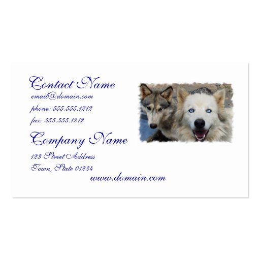 Wolf Pack Business Card
