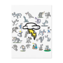 Wolf Pack postcards