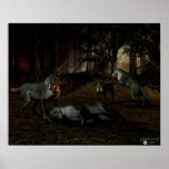 Wolf pack print