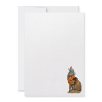 Wolf Patchwork Pet Invitation