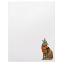 Wolf Patchwork Pet Letterhead