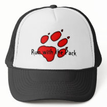 wolf paw, Run with the Pack hats