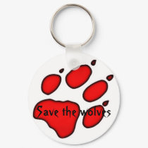 wolf paw, Save the wolves keychains by spike_wolf wolf paw, Save the wolves keychains