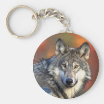 Wolf Photograph Keychains