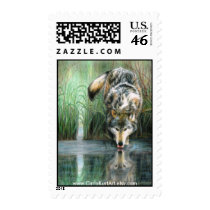 Wolf postage stamps