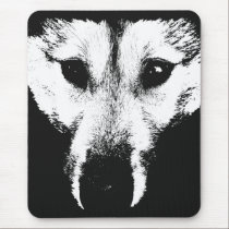 Wolf Pup Mousepad Gifts Malamute Wolf Dogs mousepads
