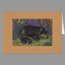 Wolf pup note cards