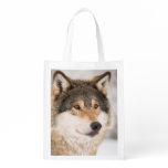 Wolf reusable grocery bag
