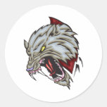 Wolf Round Sticker