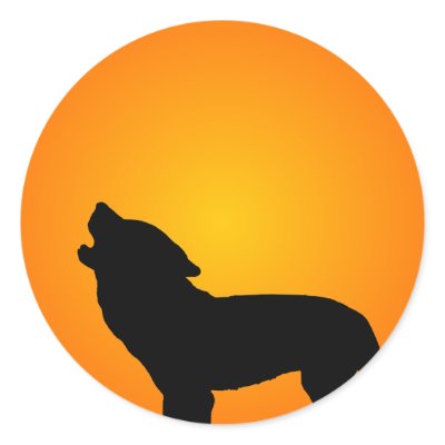 wolf silhouette account