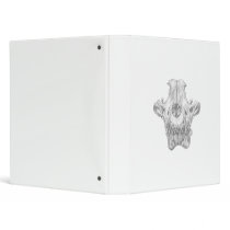 Wolf Skull Binder by zoosteoscribbler Wolf Skull Binder