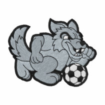 Wolf Soccer embroidered shirts