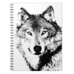 Wolf Spiral Notebook
