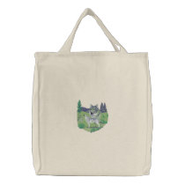 Wolf Spirit embroidered bags by Embroidery4U Wolf Spirit embroidered bags
