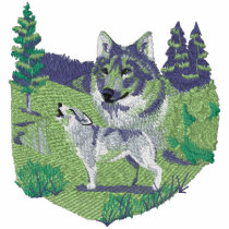 Wolf Spirit embroidered shirts