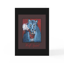 Wolf Spirit note card