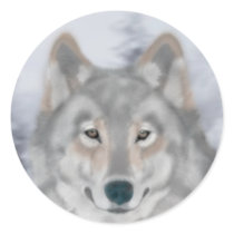 Wolf Sticker