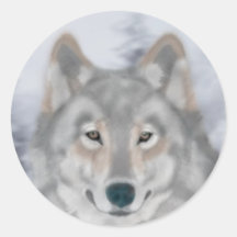 Wolf Sticker