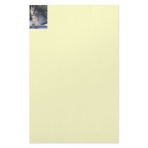 Wolf Strikes A Pose Stationery