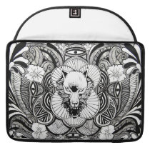 Wolf Tattoo Design macbook sleeves