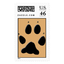 Wolf Track Pawprint Stamp by tracker8459 Wolf Track Pawprint Stamp