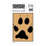 Wolf Track Pawprint Stamp