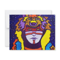 Wolf Walking by Piliero invitations