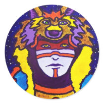 Wolf Walking by Piliero stickers