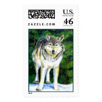 Wolf Wilderness Stamp