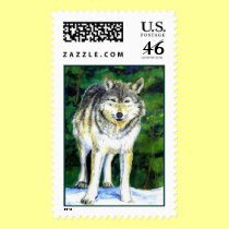 Wolf Wilderness Stamp stamps