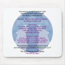 Wolf Wisdom Mousepad