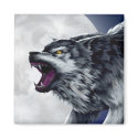Wolfe's Wolf magnets by adiehltwin Wolfe's Wolf magnets