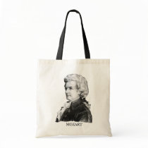 Wolfgang Amadeus Mozart, black Bag